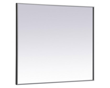 Elegant Wall Mirror - Gray, L 36" (MR43036GR)