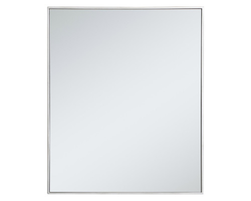 Elegant Wall Mirror - Silver, L 36" (MR43036S)