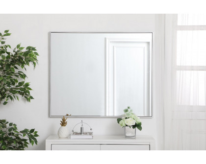 Elegant Wall Mirror - Silver, L 36" (MR43036S)