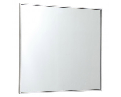 Elegant Wall Mirror - Silver, L 36" (MR43036S)