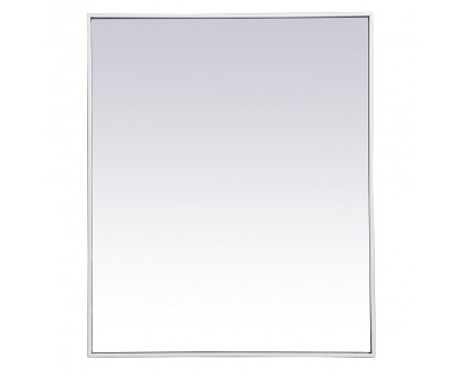 Elegant Wall Mirror - White, L 36" (MR43036WH)