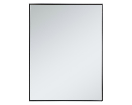 Elegant Wall Mirror - Black, L 40" (MR43040BK)