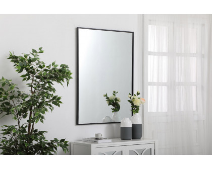 Elegant Wall Mirror - Black, L 40" (MR43040BK)