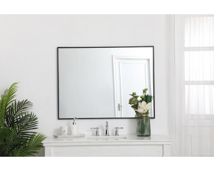 Elegant Wall Mirror - Black, L 40" (MR43040BK)