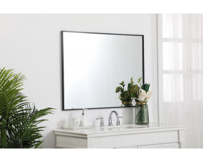 Elegant Wall Mirror - Black, L 40" (MR43040BK)