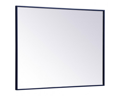 Elegant Wall Mirror - Blue, L 40" (MR43040BL)