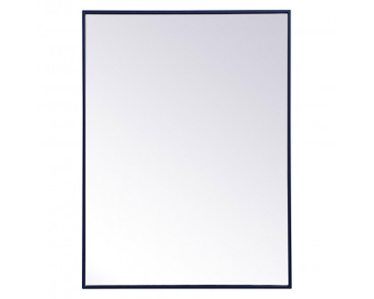 Elegant Wall Mirror - Blue, L 40" (MR43040BL)