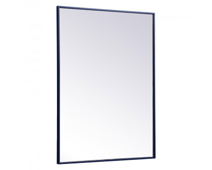 Elegant Wall Mirror - Blue, L 40" (MR43040BL)