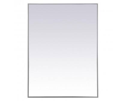 Elegant Wall Mirror - Gray, L 40" (MR43040GR)