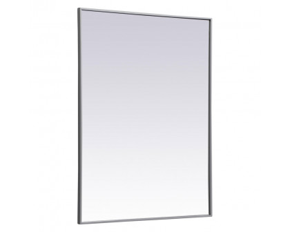 Elegant Wall Mirror - Gray, L 40" (MR43040GR)