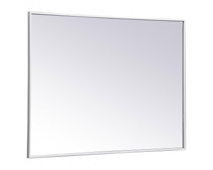 Elegant Wall Mirror - White, L 40" (MR43040WH)