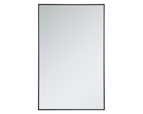 Elegant Wall Mirror - Black, L 48" (MR43048BK)