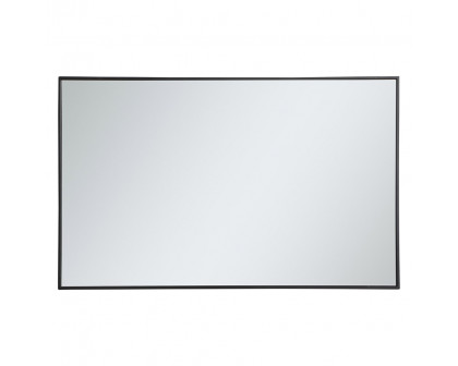 Elegant Wall Mirror - Black, L 48" (MR43048BK)