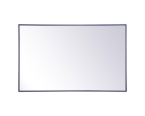 Elegant Wall Mirror - Blue, L 48" (MR43048BL)