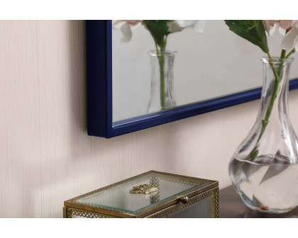 Elegant Wall Mirror - Blue, L 48" (MR43048BL)