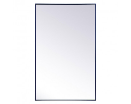 Elegant Wall Mirror - Blue, L 48" (MR43048BL)