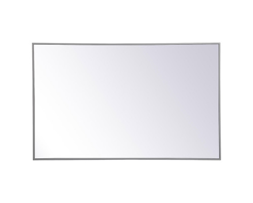 Elegant Wall Mirror - Gray, L 48" (MR43048GR)