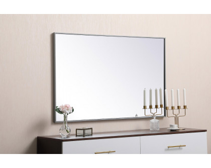 Elegant Wall Mirror - Gray, L 48" (MR43048GR)