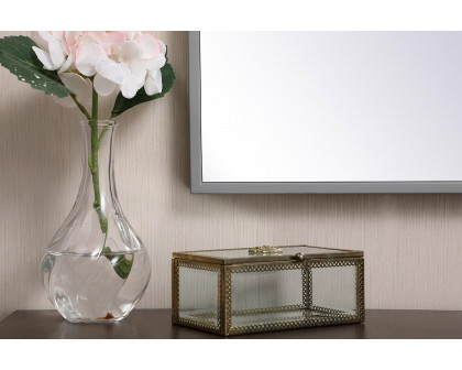 Elegant Wall Mirror - Gray, L 48" (MR43048GR)