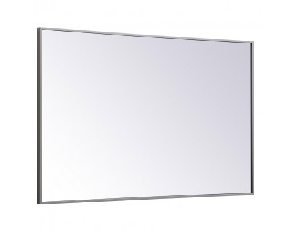 Elegant Wall Mirror - Gray, L 48" (MR43048GR)