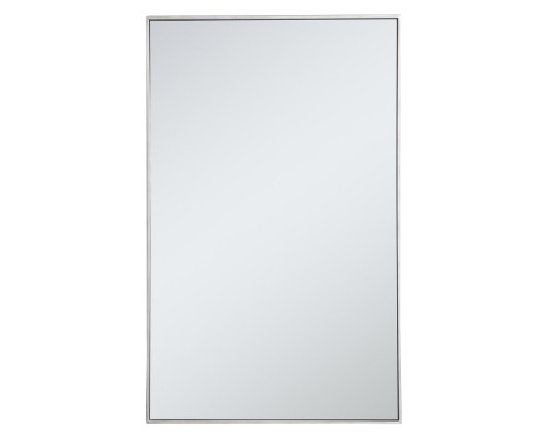 Elegant Wall Mirror - Silver, L 48" (MR43048S)