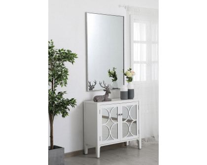 Elegant Wall Mirror - Silver, L 48" (MR43048S)