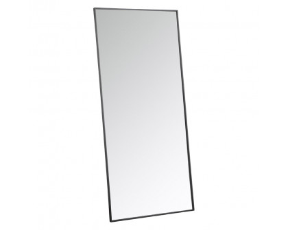 Elegant 30" Metal Frame Rectangle Mirror - Black (MR43060BK)