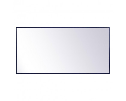 Elegant 30" Metal Frame Rectangle Mirror - Blue (MR43060BL)