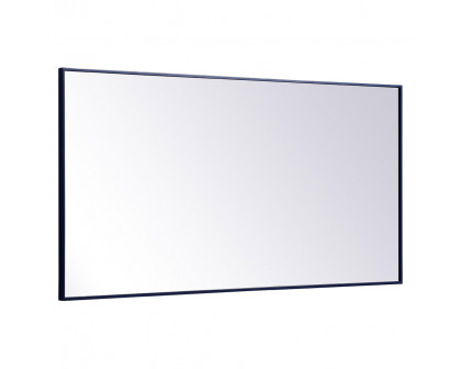 Elegant 30" Metal Frame Rectangle Mirror - Blue (MR43060BL)