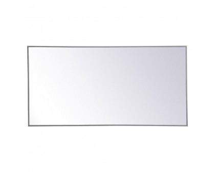 Elegant 30" Metal Frame Rectangle Mirror - Gray (MR43060GR)