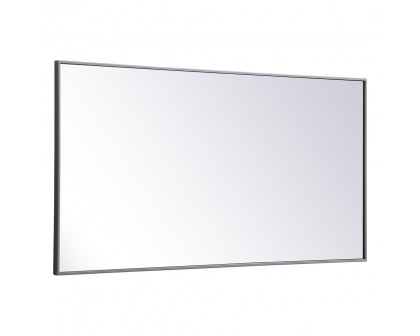 Elegant 30" Metal Frame Rectangle Mirror - Gray (MR43060GR)