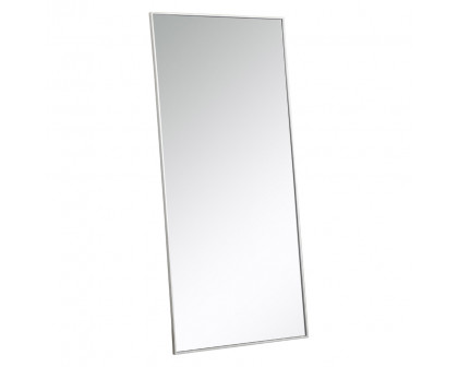 Elegant 30" Metal Frame Rectangle Mirror - Silver (MR43060S)