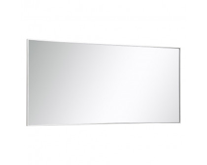 Elegant 30" Metal Frame Rectangle Mirror - Silver (MR43060S)