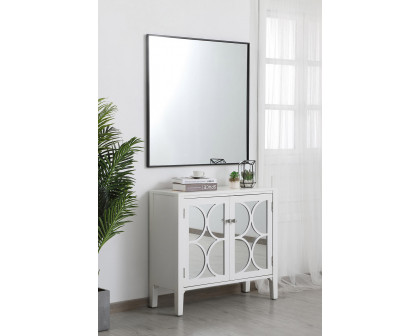 Elegant Wall Mirror - Black, L 36" (MR43636BK)