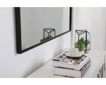 Elegant Wall Mirror - Black, L 36" (MR43636BK)