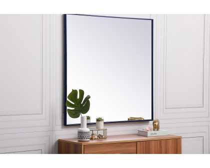 Elegant Wall Mirror - Blue, L 36" (MR43636BL)