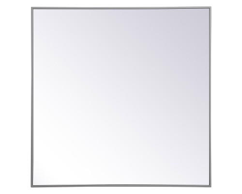 Elegant Wall Mirror - Gray, L 36" (MR43636GR)