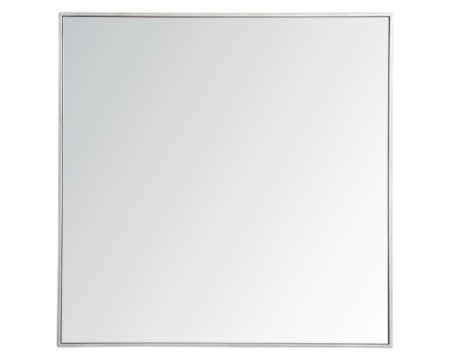 Elegant Wall Mirror - Silver, L 36" (MR43636S)