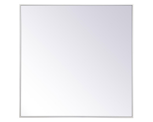 Elegant Wall Mirror - White, L 36" (MR43636WH)