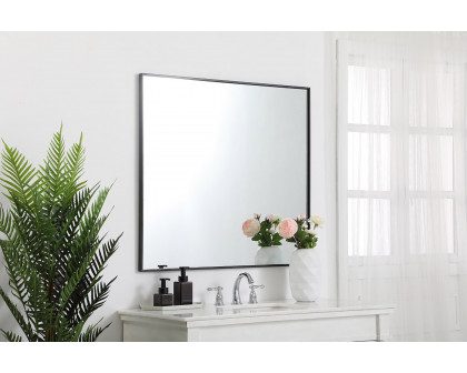 Elegant Wall Mirror - Black, L 40" (MR43640BK)