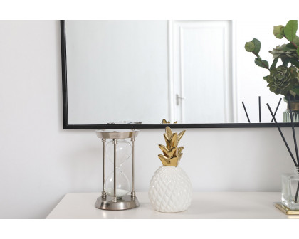 Elegant Wall Mirror - Black, L 40" (MR43640BK)