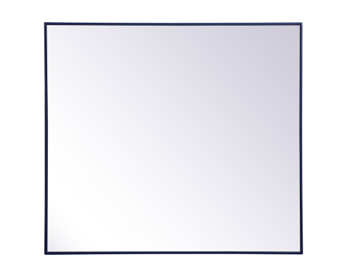 Elegant Wall Mirror - Blue, L 40" (MR43640BL)