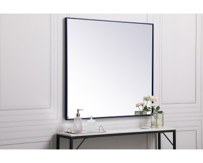 Elegant Wall Mirror - Blue, L 40" (MR43640BL)