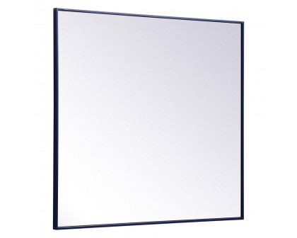 Elegant Wall Mirror - Blue, L 40" (MR43640BL)