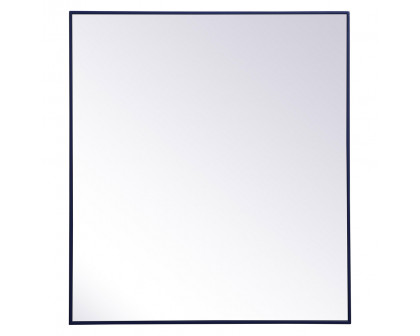 Elegant Wall Mirror - Blue, L 40" (MR43640BL)