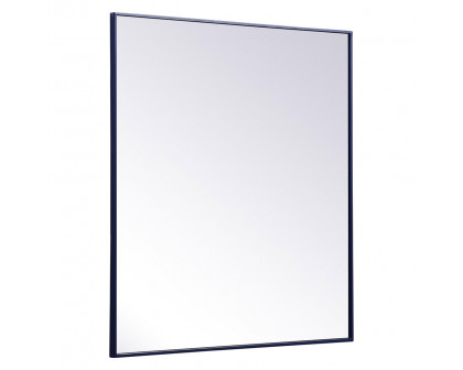 Elegant Wall Mirror - Blue, L 40" (MR43640BL)