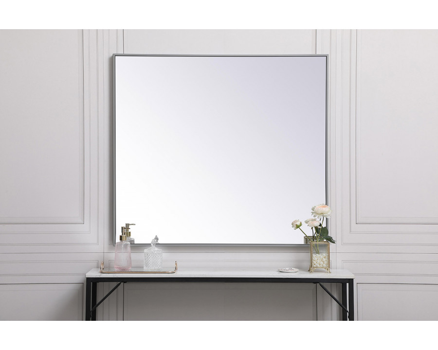 Elegant Wall Mirror - Gray, L 40" (MR43640GR)