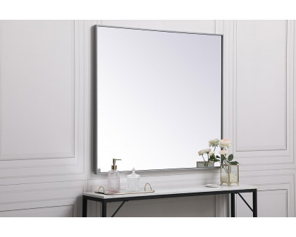 Elegant Wall Mirror - Gray, L 40" (MR43640GR)