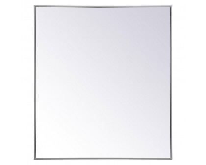 Elegant Wall Mirror - Gray, L 40" (MR43640GR)