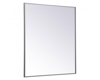 Elegant Wall Mirror - Gray, L 40" (MR43640GR)